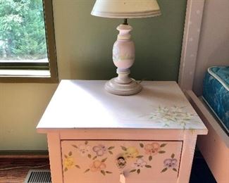Hand painted night stand