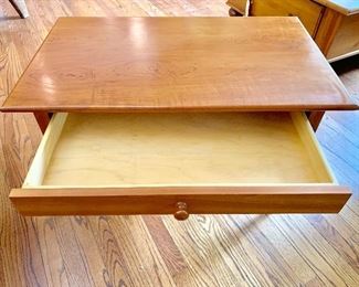 Richard Newcomer hand crafted table - with drawer