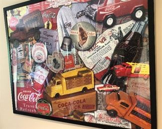 Framed Coke puzzle