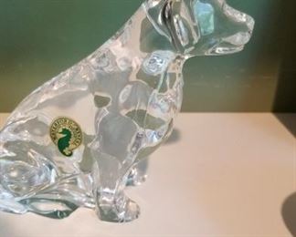 2 Waterford crystal Labradors