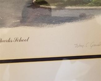 Sparks School art signature