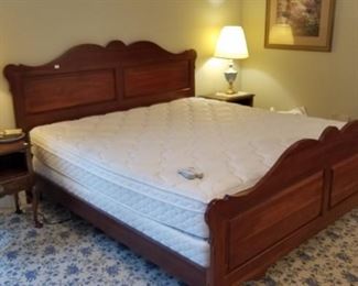 King size Statton bedroom set, with Select Number mattress