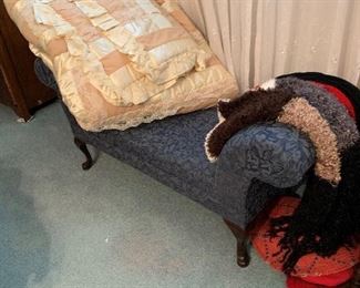 There are two of these little settees - so cute!