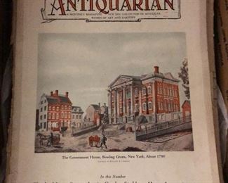 Box of Old Antiquarian Magazines