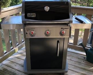 Wicker Grill - Clean and ready for your Deck.