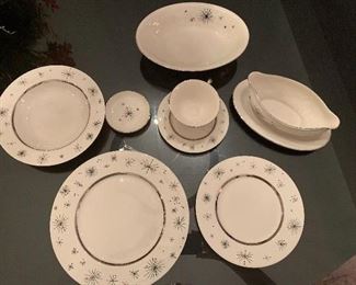 72 piece Mid-Century Fine Arts China, Romance of the Stars, excellent condition.