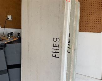 Lots of heavy duty tables and shelving units for sale