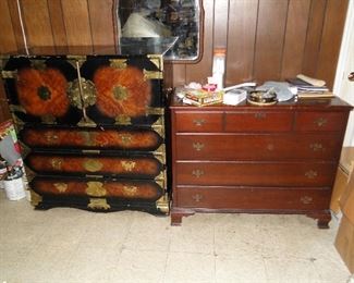 Asian inspired campaign dresser