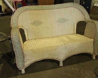Wicker couch