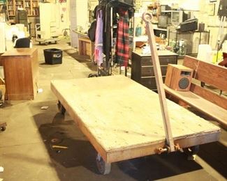 4FT X 8FT Railroad cart, make a bedframe out of it, $350