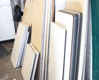Tabletops, $2 a foot, 5ft top is $10 and a 2ft top is $4
