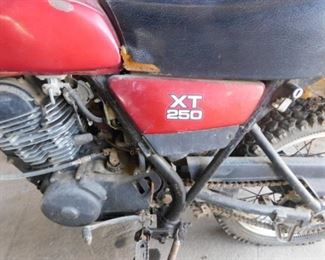 Yamaha XT 250  Motorcycle