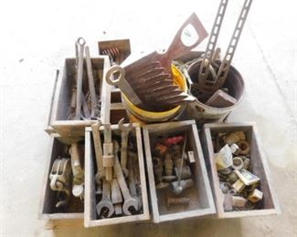 Various tools and parts