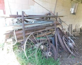 Scrap Metal and Wagon Wheels