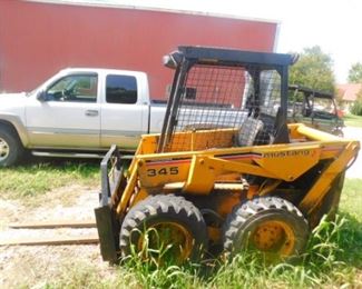 1980s Mustang  345 3144 Hydrostatic Diesel Skid Steer 