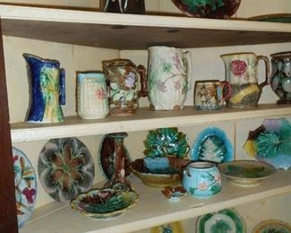 Large Selection of Majolica