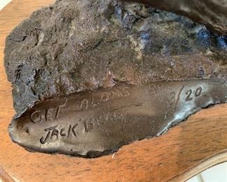 Get Along by Jack Bryant Sr. Bronze sculpture 