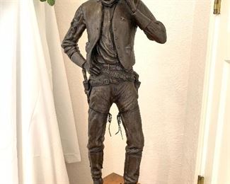 The Sheriff by Jack Bryant Sr. Bronze sculpture 