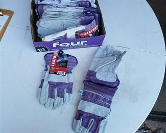 12 Pair West Chester Master Guard 71050/Large Split Shoulder Cowhide Palm Glove