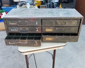 small parts cabinet