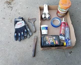 chisels, gloves and truck nuts