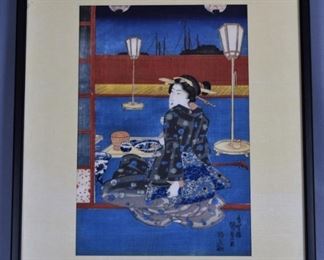 Vintage Japanese Woodblock Art