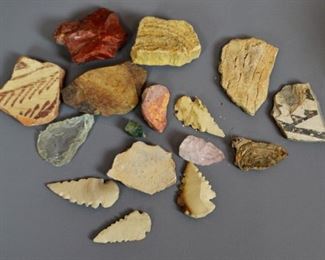 Arrowheads & Pottery Shards