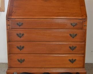 Antique Cherry Drop Front Desk