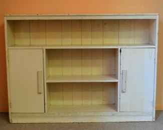 Primitive Pine Bookcase 