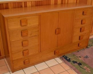 Paul Frankl Style Mid Century Modern Buffet 