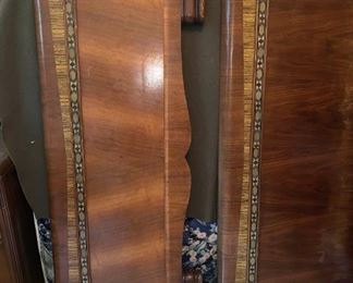 furniture art deco waterfall full bed frame