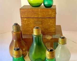 green amber light bulbs