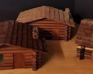 log cabin jewelry boxes