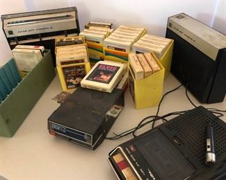 muntz lear jet 8 track players with 8 tracks