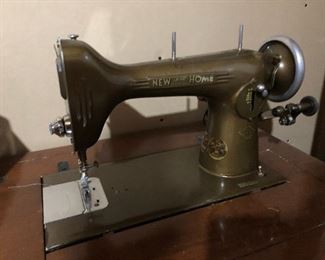 vintage sewing machine w/cabinet