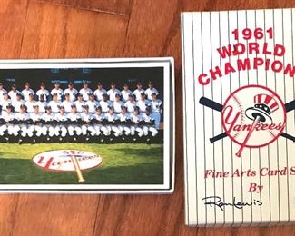New York Yankees 1961 World Champions Card Set
