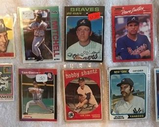 Braves, Yankees Baseball cards