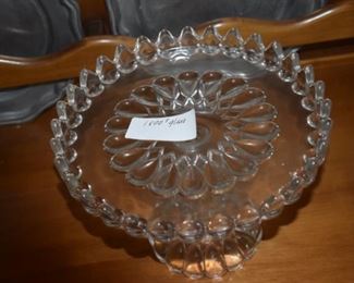 1800's cake plate