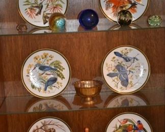 Audubon plates - six of twelve