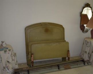Pair of vintage twin bed frames