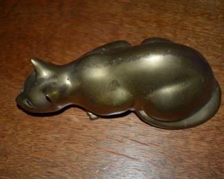 Brass cat