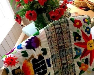 Poppies...and Colorful Quilts!...