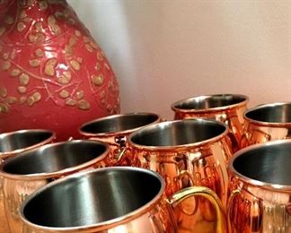 Copper Mugs For That New Wave Drink I Can't Remember The Name Of Right Now...