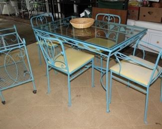 6 Piece Iron Patio Set