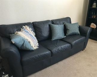 Leather Chair and Sofa from Dillards.