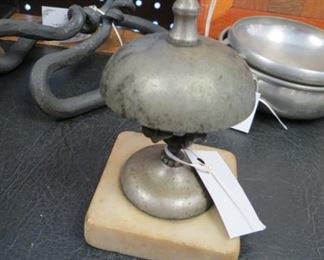 Antique desk/hotel bell.