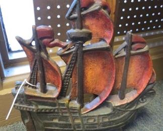 Cast iron ship door stop.