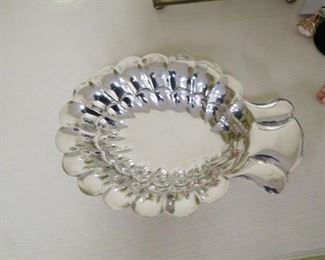 Sterling silver dish.
