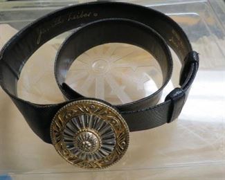 Judith Leiber belt.