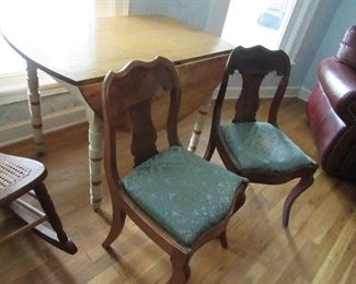 Two Early chairs  Both is good condition. 